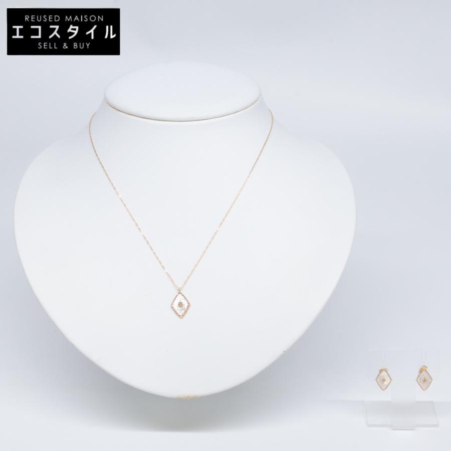 アガットK18 K14 ダイヤモンド 透かし ネックレス K14ダイヤモンドネックレス（0.1ct）｜ネックレス｜アガット 公式