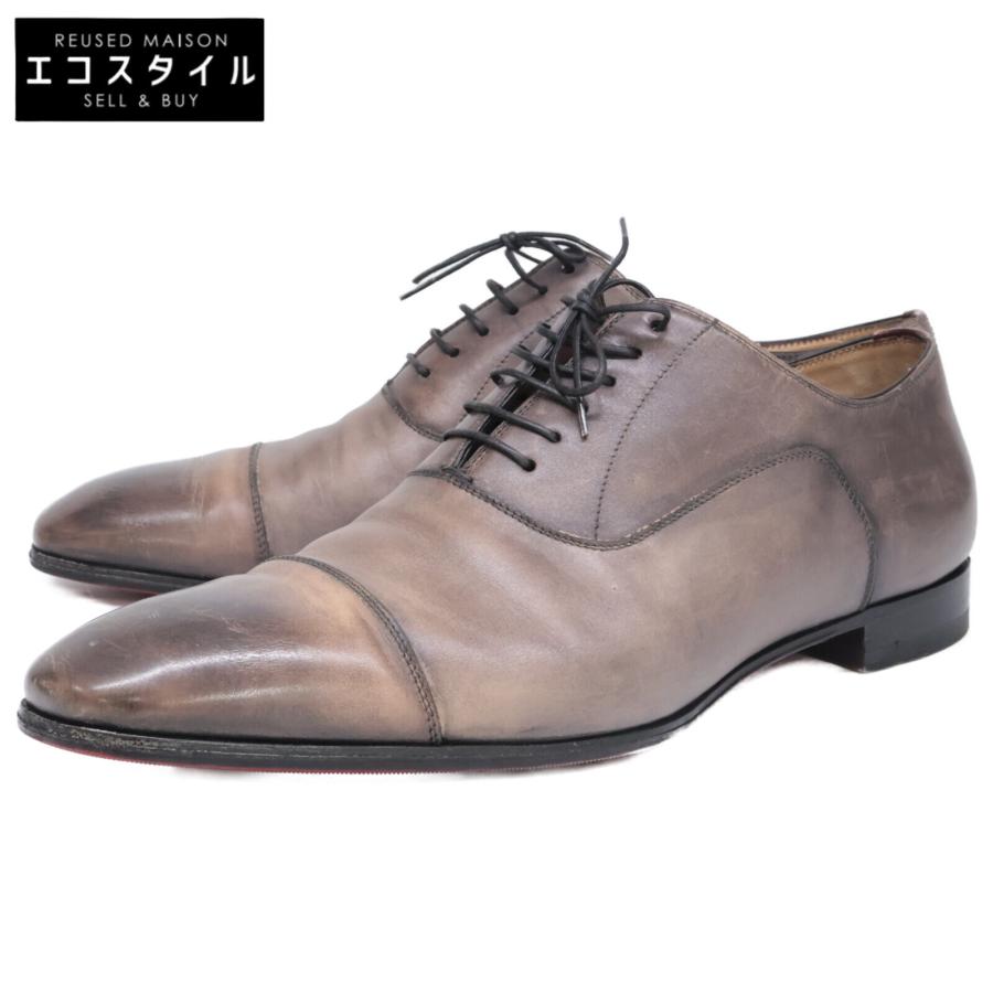 ★レア★　クリスチャンルブタン　ストレートチップ　パテントレザー　ドレスシューズ ☆レア☆ クリスチャンルブタン ストレートチップ パテントレザー