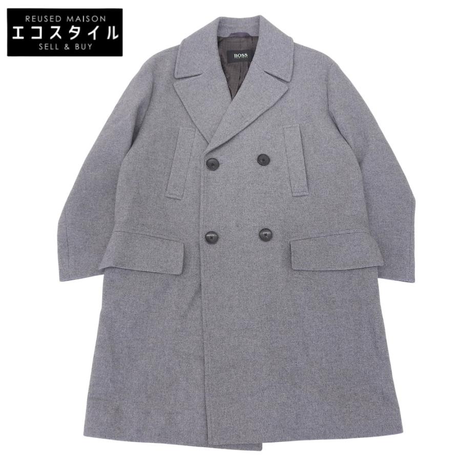 美品 HUGO BOSS ヒューゴボス チェスターコート ウール アウター