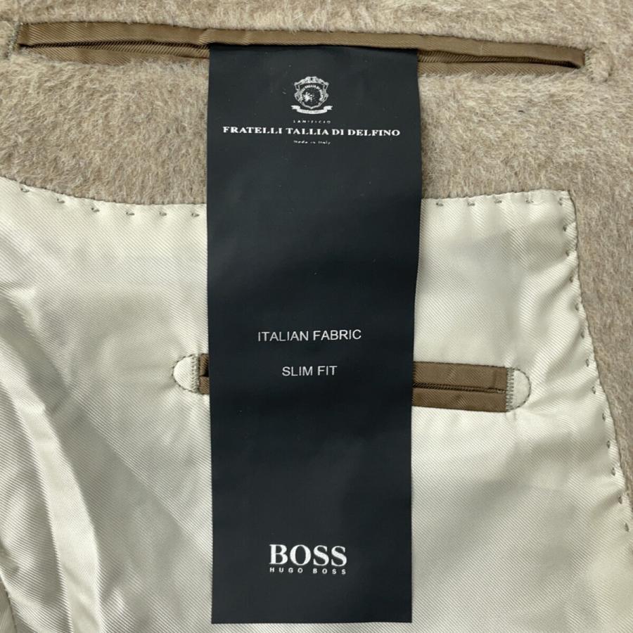 HUGO BOSS（ヒューゴ・ボス） ベージュ ウール×アルパカ チェスター