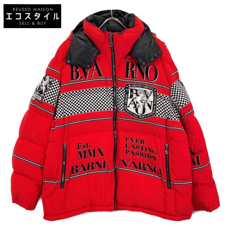 BARNI VARNO バーニヴァーノ レッド ダウンジャケット 3L ジャケット 