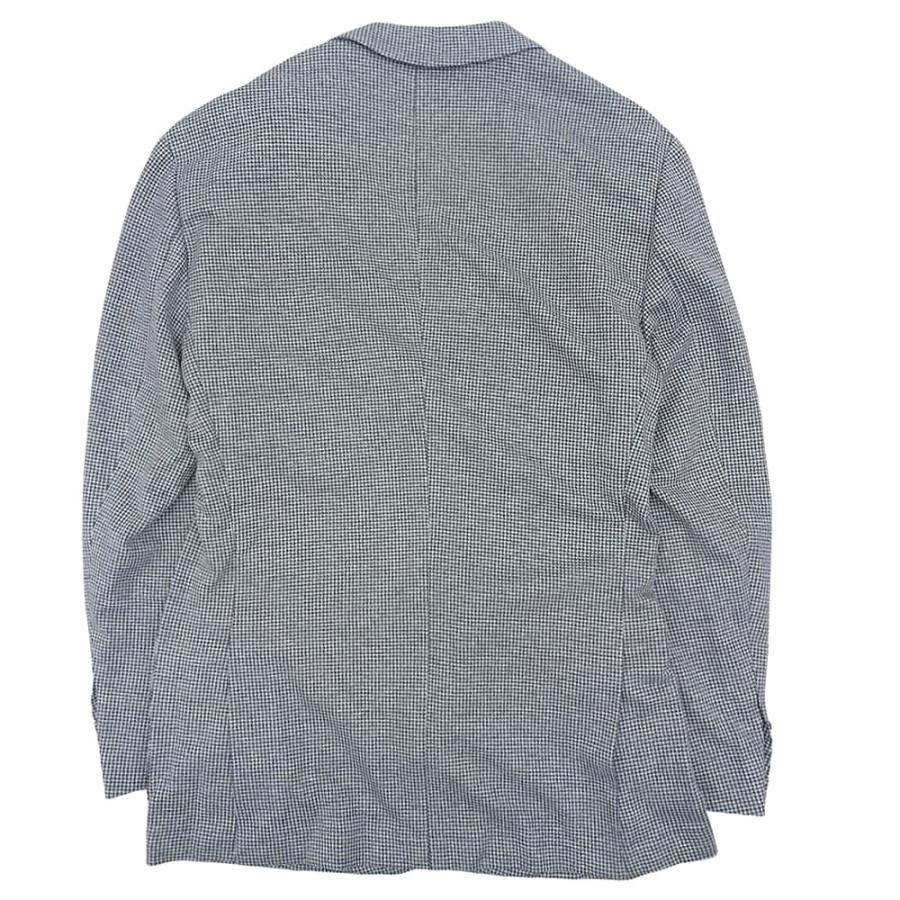 新品同様 HUGO BOSS ヒューゴボス Cヘンリー リネンコットン混 千鳥柄