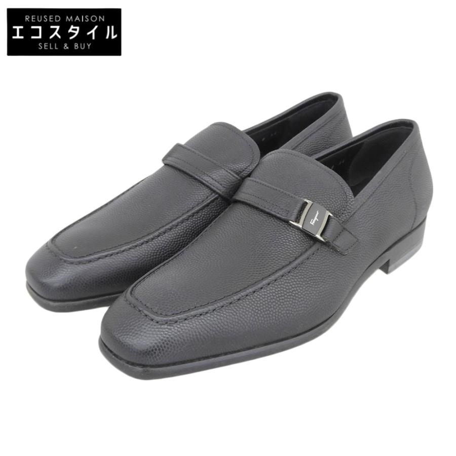 Salvatore Ferragamo ブラック ローファー 8D Salvatore Ferragamo ブラック ローファー 8D Salvatore Ferragamo