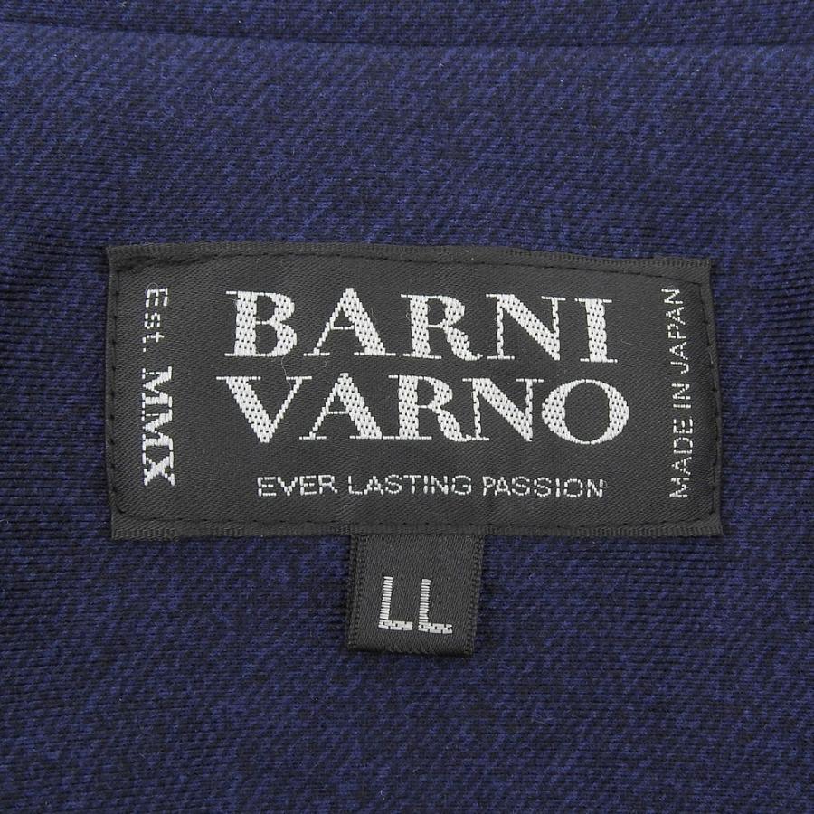美品 BARNIVARNO バーニヴァーノ デニム調 プリント ブルゾン