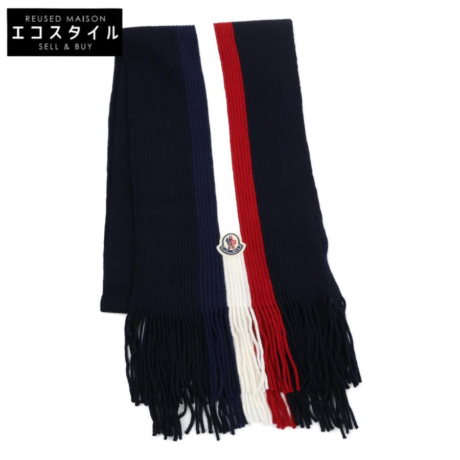MONCLER（モンクレール） 新品同様/ SCIARPA ウール トリコロール