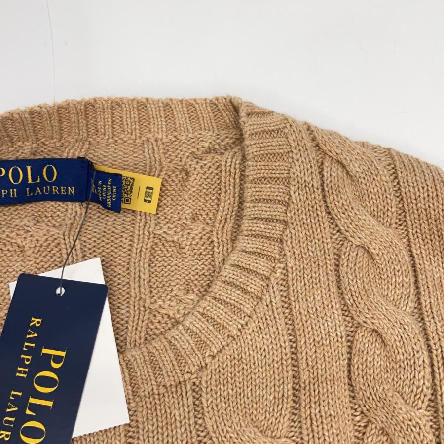 【レアカラー】ラルフローレン　ポニー刺繍　ケーブル編み　コットンニット 中古・古着通販】POLO RALPH LAUREN (ポロ・ラルフローレン) ポニー