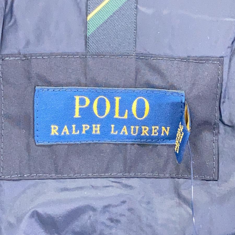 ポロラルフローレン　スイングトップ　ナイロン　中綿入り　ロゴ刺繍　ネイビー　S POLO RALPH LAUREN（ポロ・ラルフローレン） ポロ ラルフローレン