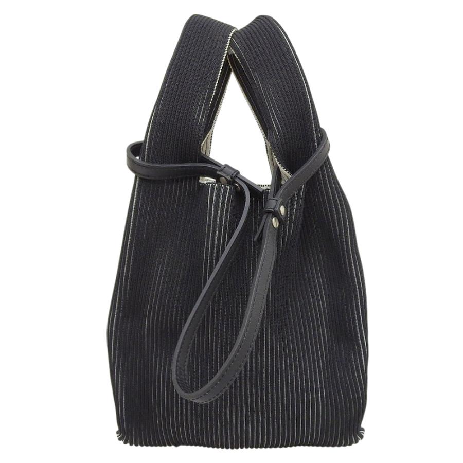 LASTFRAME ラストフレーム Kyoto Metallic Market Bag Small ハンドバッグ レディース ブラック×ホワイト