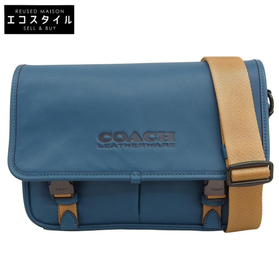 COACH（コーチ） 美品 リーグ メッセンジャーバッグ レザー ショルダー