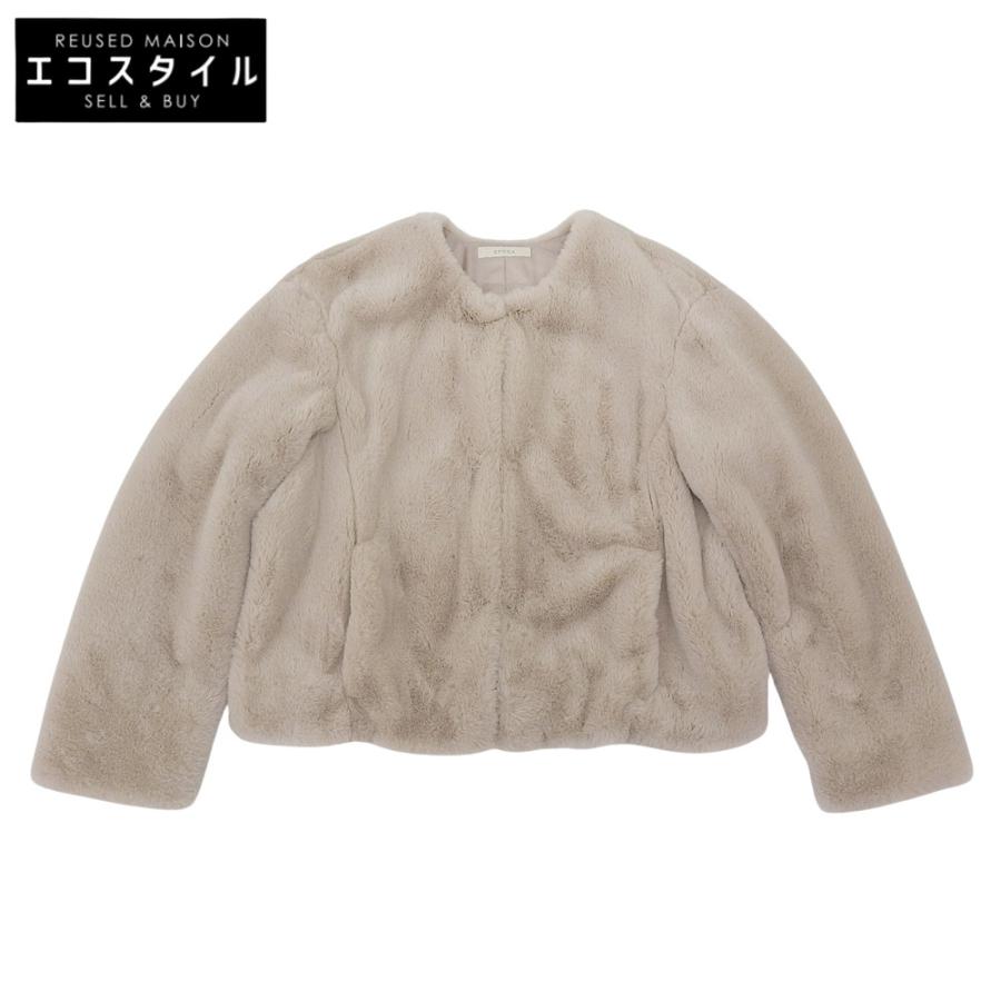 EPOCA（エポカ） 未使用 エコファー ノーカラー ブルゾン レディース