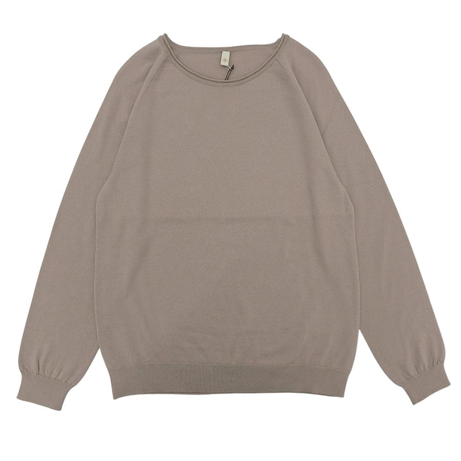 新品同様 TOYOBOSHI トウヨウボウシ 糸衣 NATSUME ウールカシミヤ クルーネックトップス レディース ベージュ 1 10IT-WC1002_1