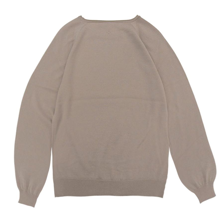 新品同様 TOYOBOSHI トウヨウボウシ 糸衣 NATSUME ウールカシミヤ クルーネックトップス レディース ベージュ 1 10IT-WC1002_2
