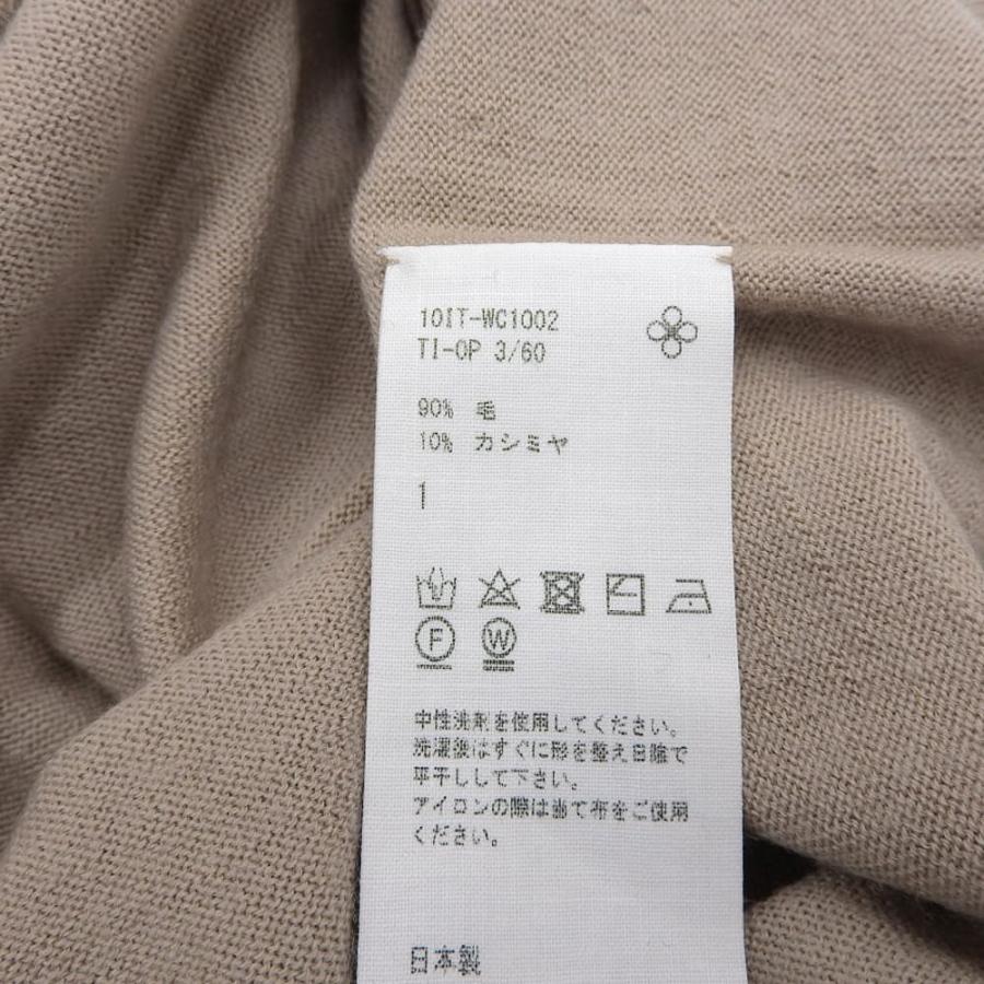 新品同様 TOYOBOSHI トウヨウボウシ 糸衣 NATSUME ウールカシミヤ クルーネックトップス レディース ベージュ 1 10IT-WC1002_4