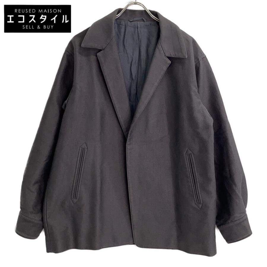 blurhms Belt JKT（カーディガンジャケット）ダークグレー blurhms ブラームス BHS22F019 グレー ワークカーディガンジャケット 3