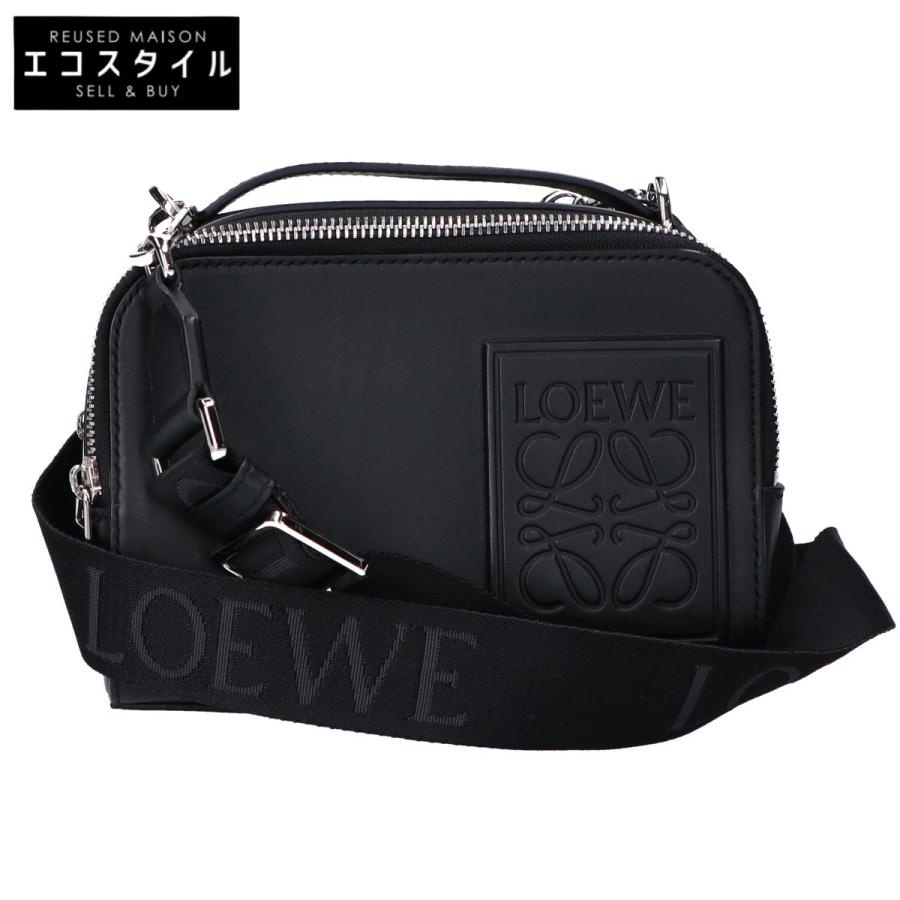 LOEWE（ロエベ） 美品 24年 サテンカーフスキン クロスボディカメラ