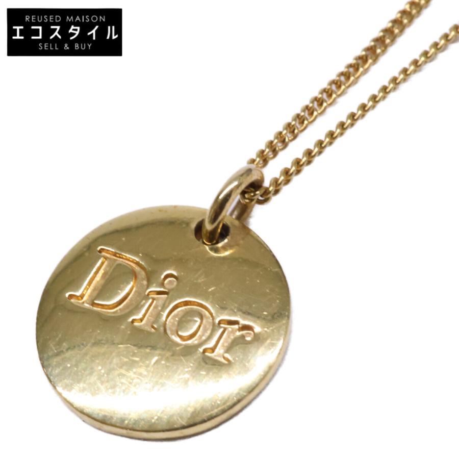 Christian Dior クリスチャンディオール ロゴプレートトップ チェーン