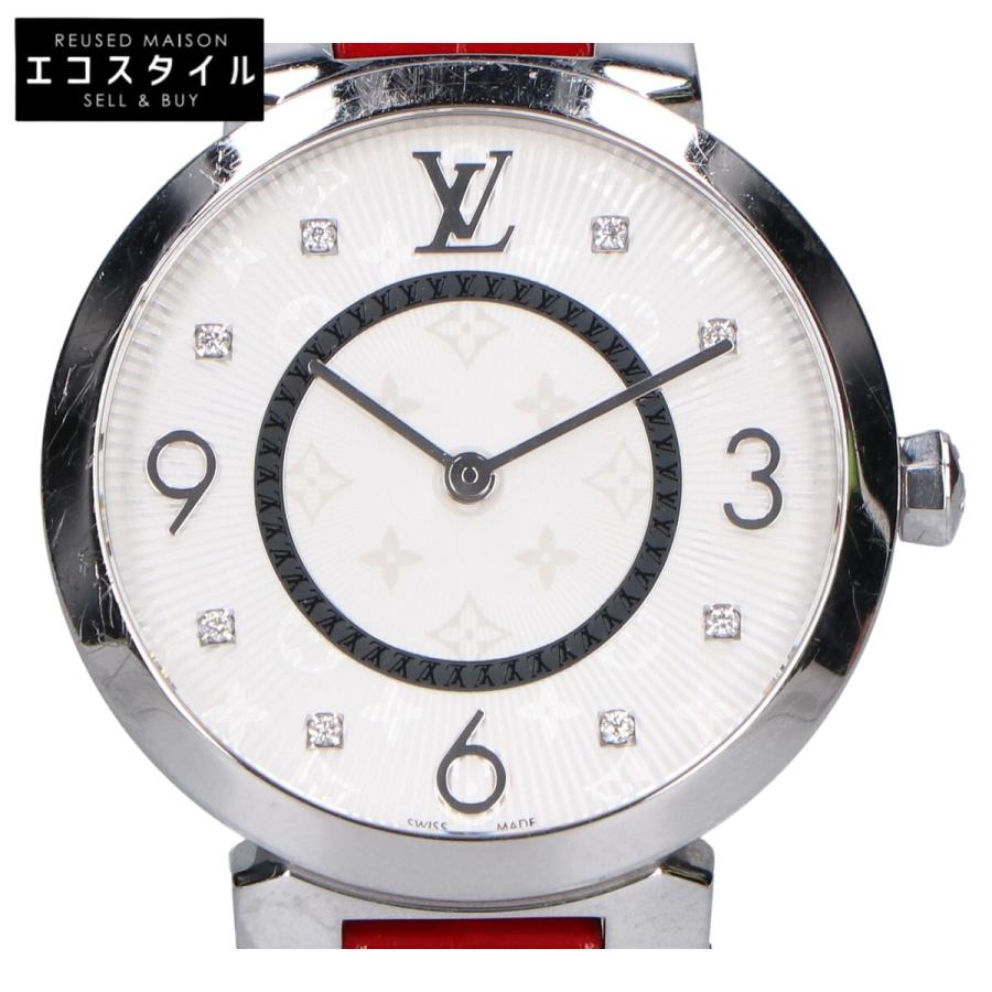 LOUIS VUITTON ルイヴィトン Q13MJ タンブールスリム モノグラム文字盤