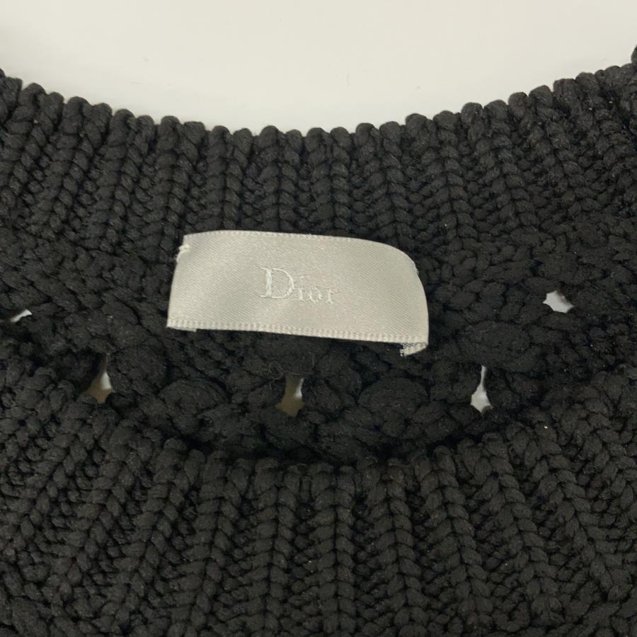 Dior HOMME ディオールオム 563M612AT120 ブラック 透かし編み ニット 
