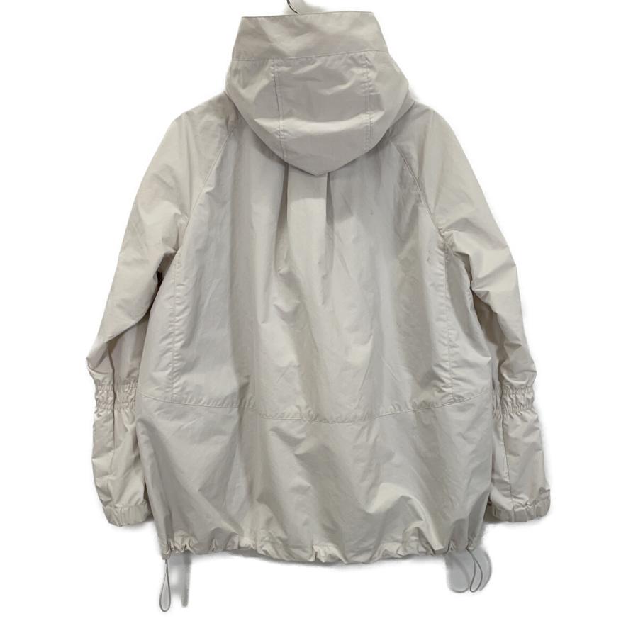 Aquascutum アクアスキュータム ホフ 5023250012 MAURIタフタ フーデッドパーカー アイボリー 8 ジャケット レディース 中古_2