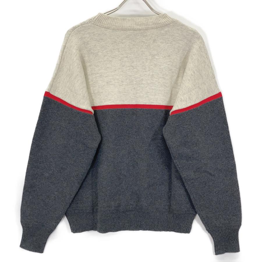 ISABEL MARANT イザベルマラン ベージュ×グレー PARADISE コットンウール セーター グレー×ベージュ×レッド M トップス レディース 中古_2
