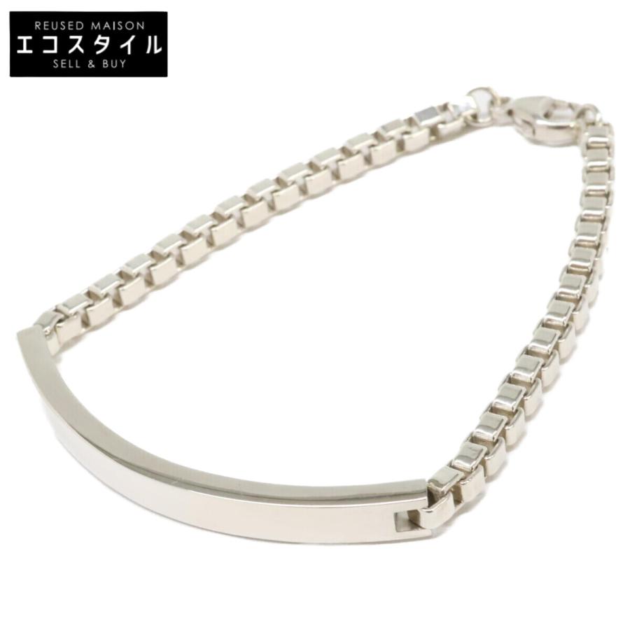 ティファニー ベネチアン ネックレス シルバー AG925 二重ブレスレット TIFFANY&Co.（ティファニー） 美品 Ag925 ベネチアン リンク ID