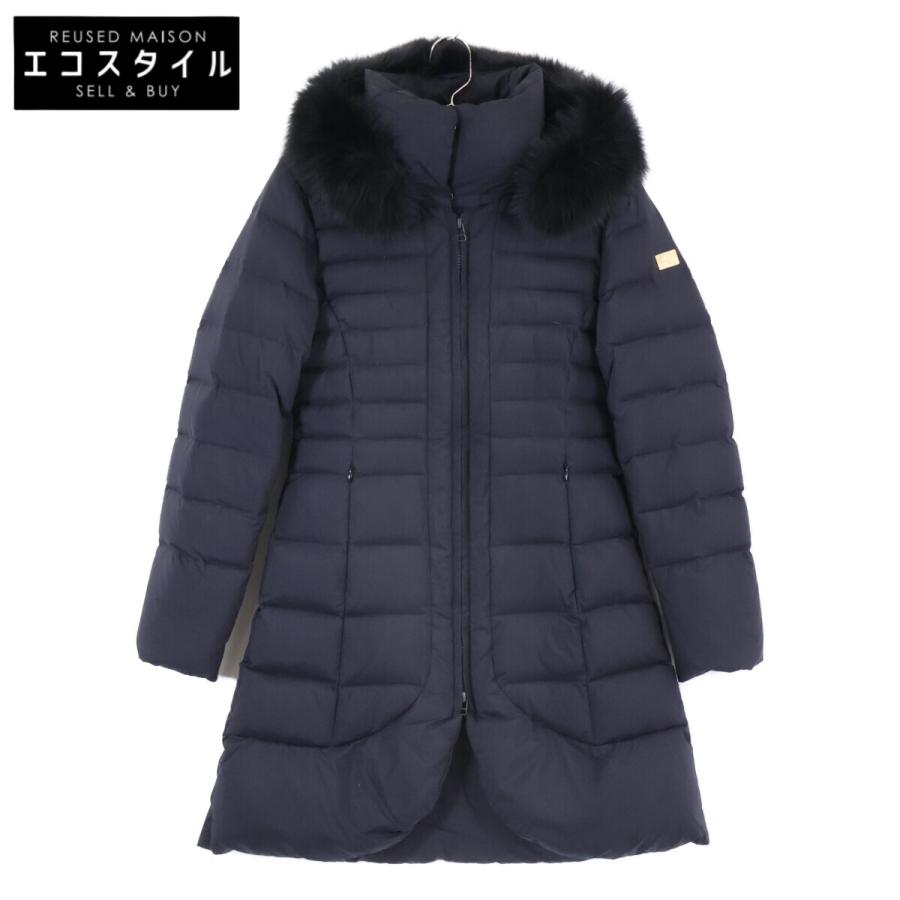 FERVOR フェーバー FAV1028 ブラック フォックスファー ダウンコート