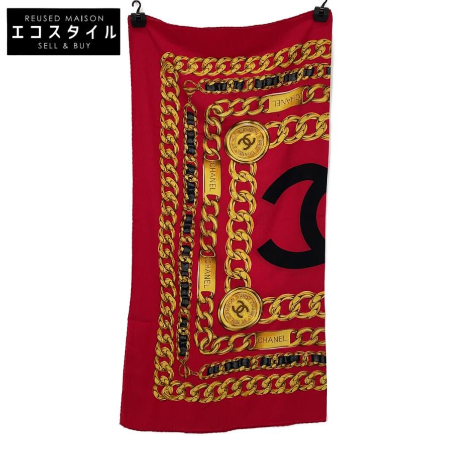 CHANEL（シャネル） ココマーク シルク100％ 大判 スカーフ レディース