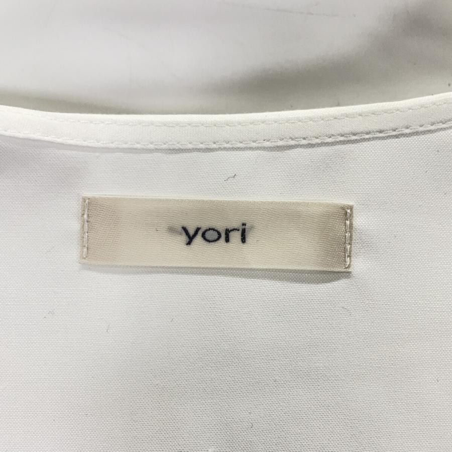 yori ヨリ YR2221-106AW ホワイト 22AW スカラップカットワーク フリル ブラウス ホワイト F トップス レディース 中古_4