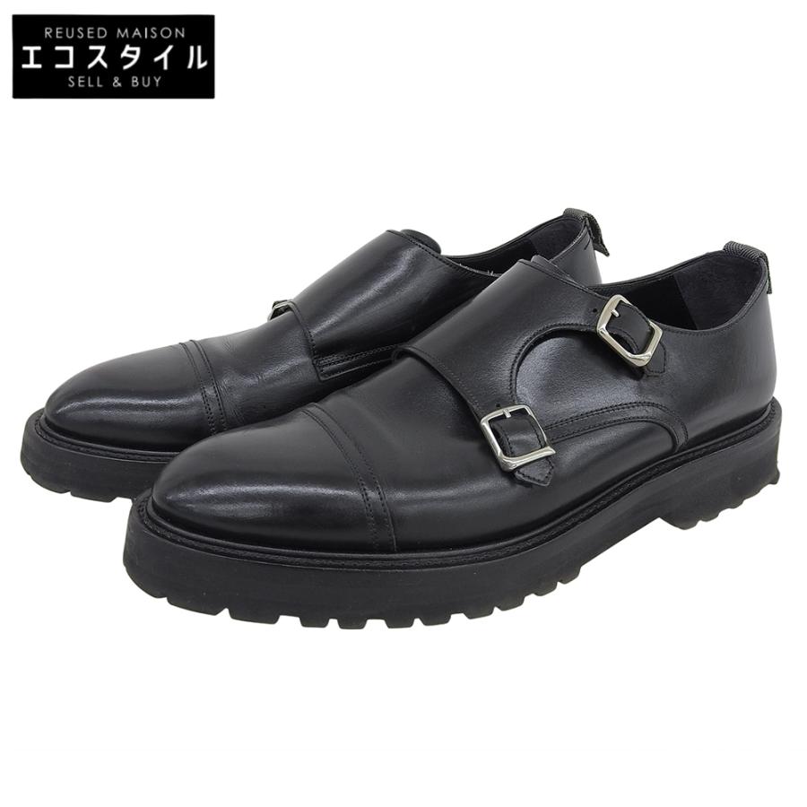 WH ダブルエイチ ボカルーカーフ ダブルモンクシューズ 干場スペシャル