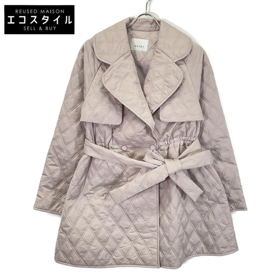 ANAYI（アナイ） ベージュ キルティングテーラードロストコート