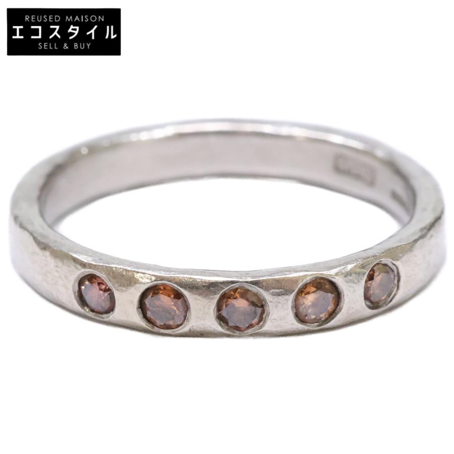 MALCOLM BETTS マルコムベッツ PT950 5Pナチュラルカラーダイヤモンド