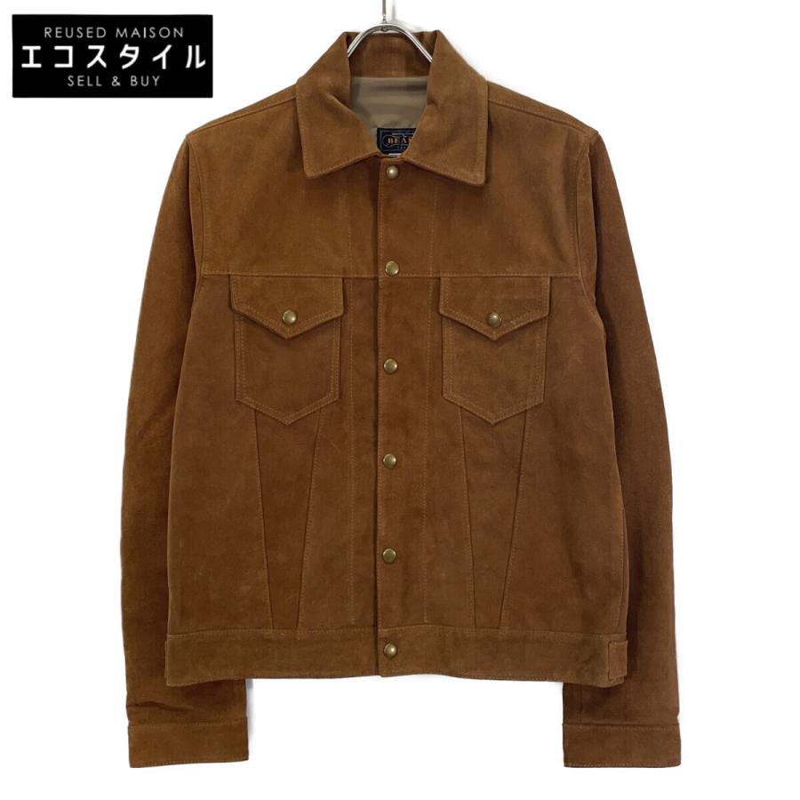 BEAMS PLUS ビームスプラス ブラウン Made in USA スエード ジャケット