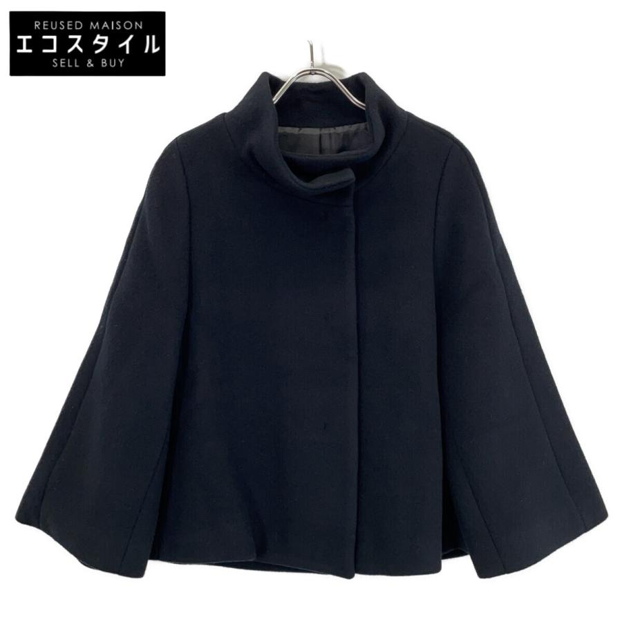 美品・24AW◎ ANAYI アナイ ウールビーバーショートコート 黒 38 ANAYI（アナイ） 23年 ブラック 10232717110 ウールビーバー ショート