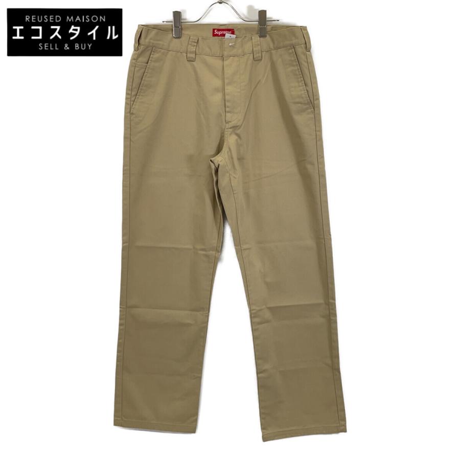 Supreme（シュプリーム） カーキ ワーク チノパン カーキ 34 ボトムス