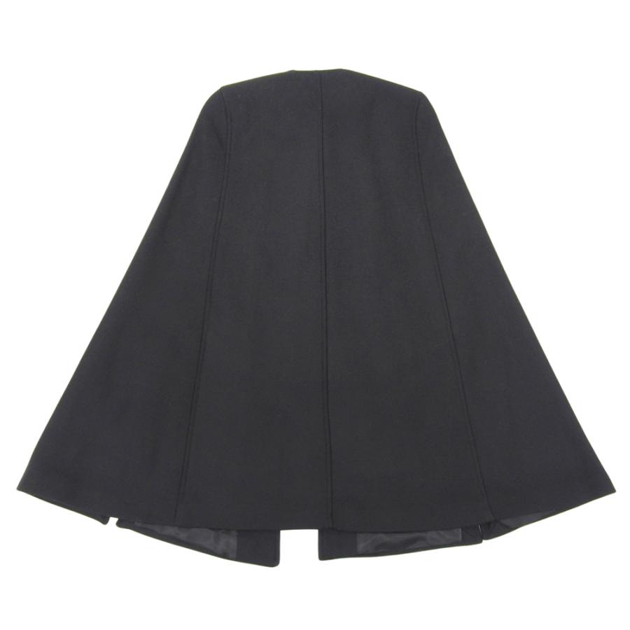 希少美品　ZARA マンテコ　ケープコート　ポンチョ　オーバーサイズ　ブラック 美品 ZARA ザラ MANTECO生地 ポンチョ コート レディース ブラック XS