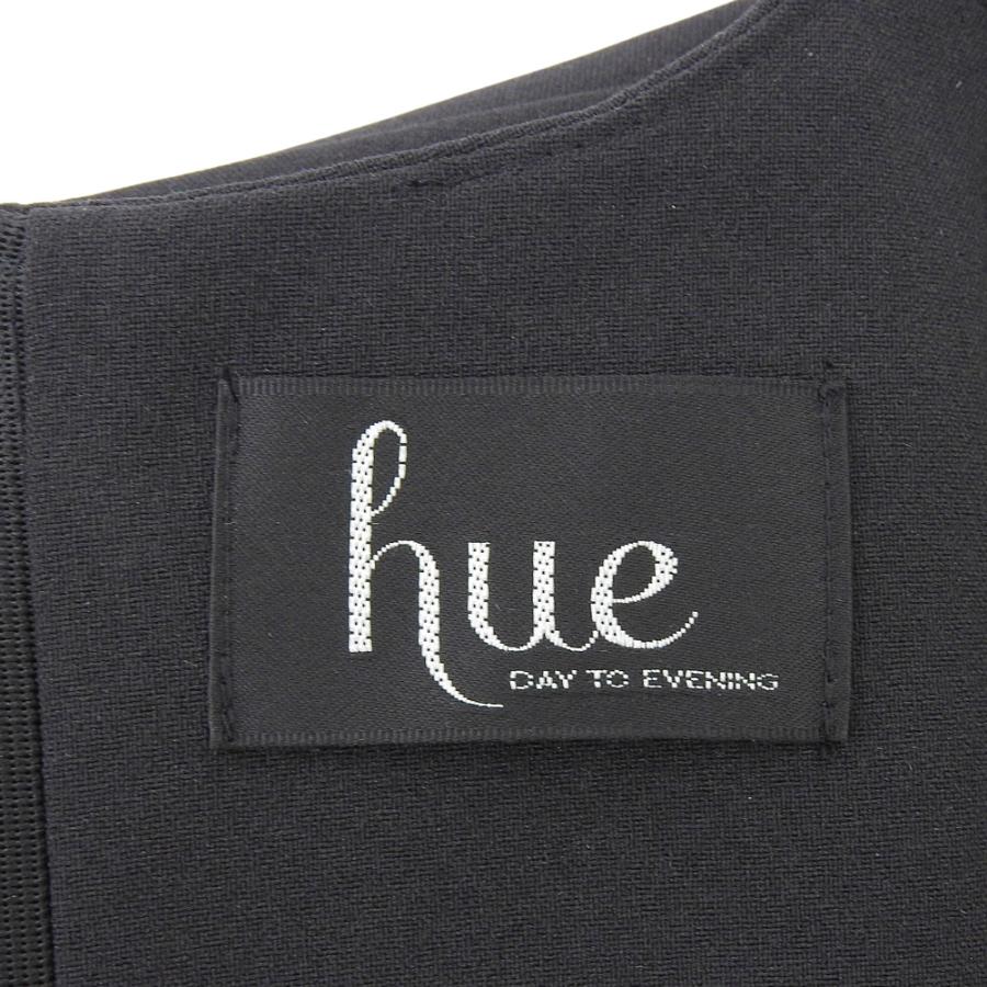 ヒュー・デイ・トゥ・イブニング　hue DAY TO EVENINGワンピース 美品 hue DAY TO EVENING ヒューデイトゥイブニング ノースリーブ