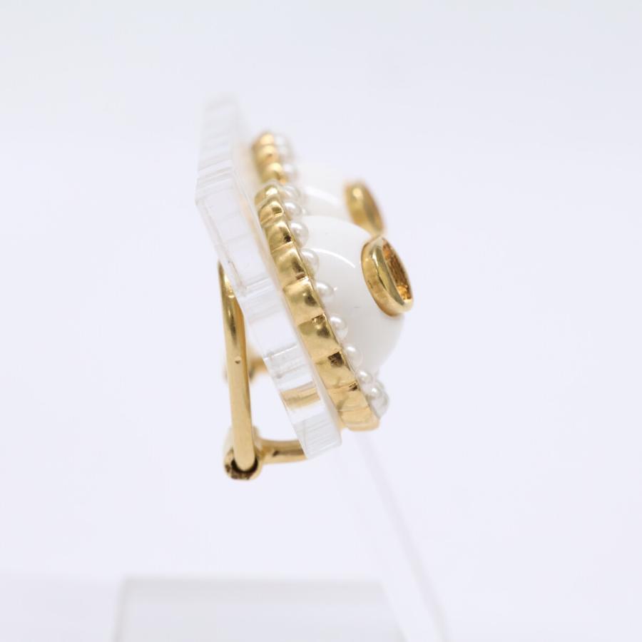 美品 Christian Dior Petit CD Baroque プチ バロック メタル・レジン