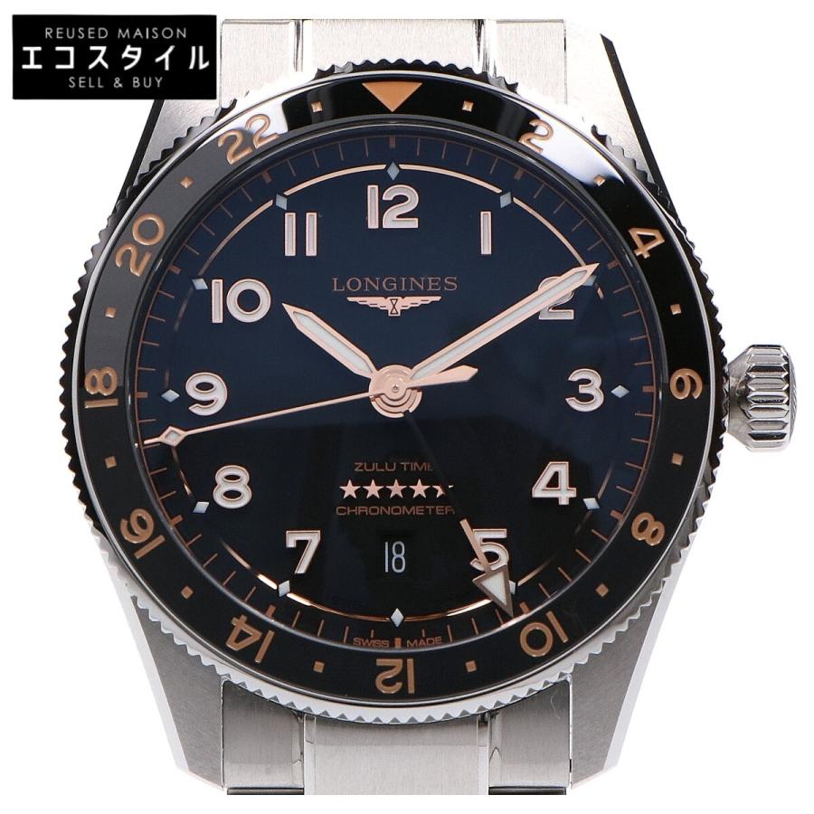 LONGINES（ロンジン） 美品 L3.812.4.50.6 スピリット Zulu Time 42mm 