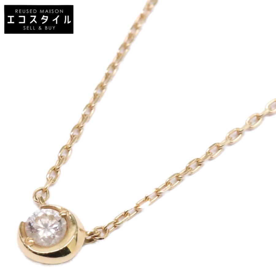 美品 STAR JEWELRY スタージュエリー 2ZN1605 K18 0.04 MOON