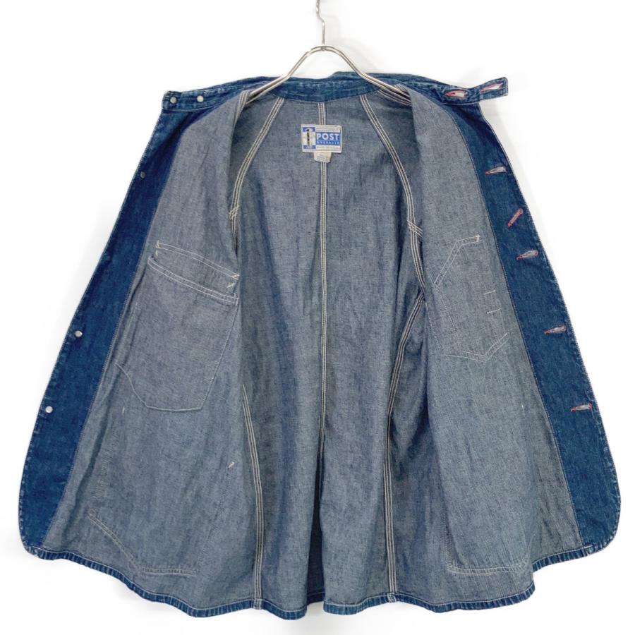 新品 デッドストック POST overalls USA製 デニム POST OVERALLS ポストオーバーオールズ USA製 デニム Eeginees'JKT