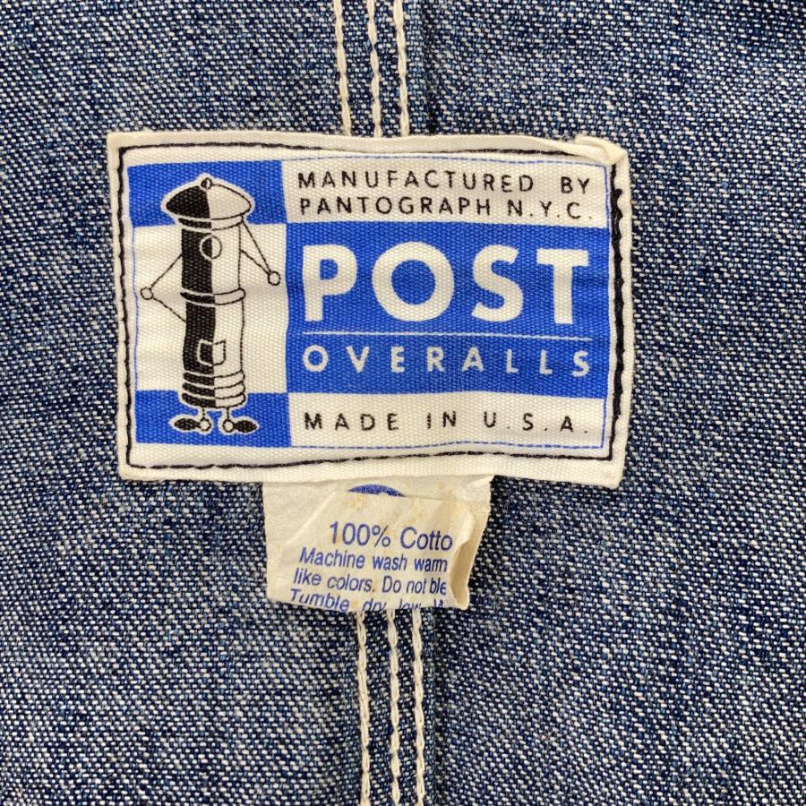 POST OVERALLS ポストオーバーオールズ USA製 デニム Eeginees'JKT