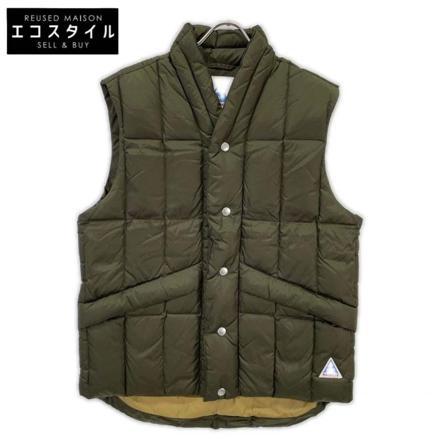 美品/ Cape HEIGHTS ケープハイツ for YMC ノーカラー ダウン ベスト S 