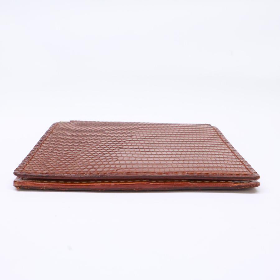 美品 GANZO ガンゾ 57780-50 LIZARD6 リザード6 マネークリップ メンズ