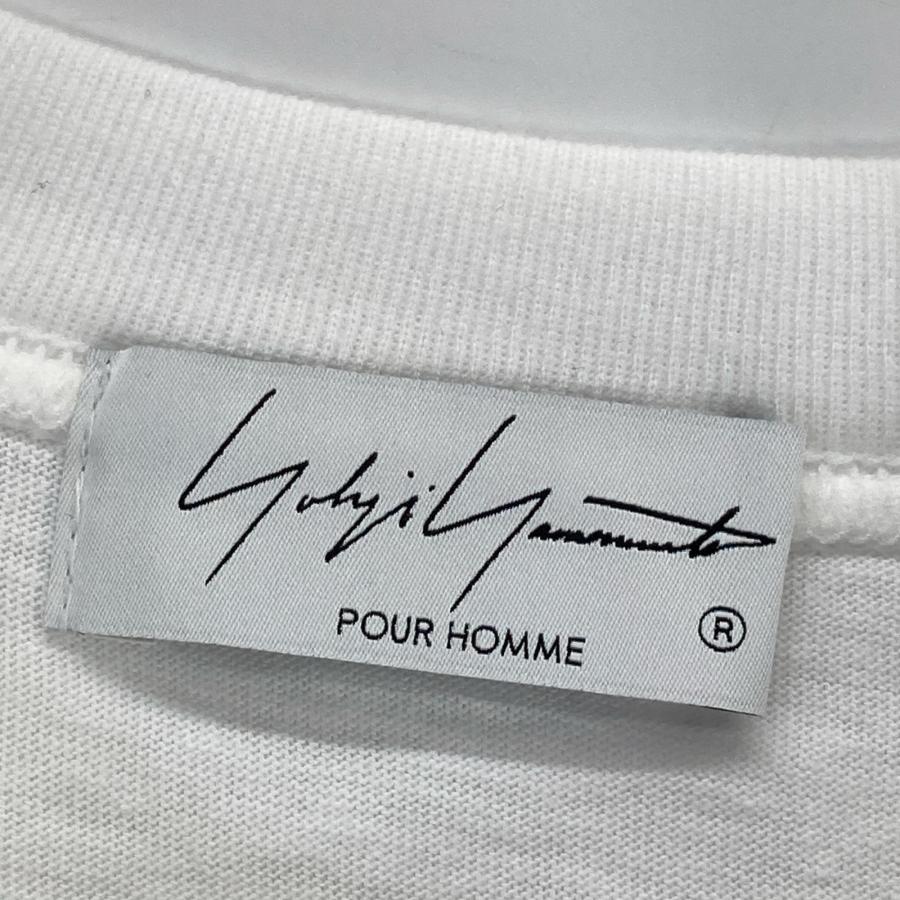 Yohji Yamamoto POUR HOMME Tシャツ ホワイト 3 Yohji Yamamoto POUR HOMME ヨウジヤマモトプールオム HO-T77-087