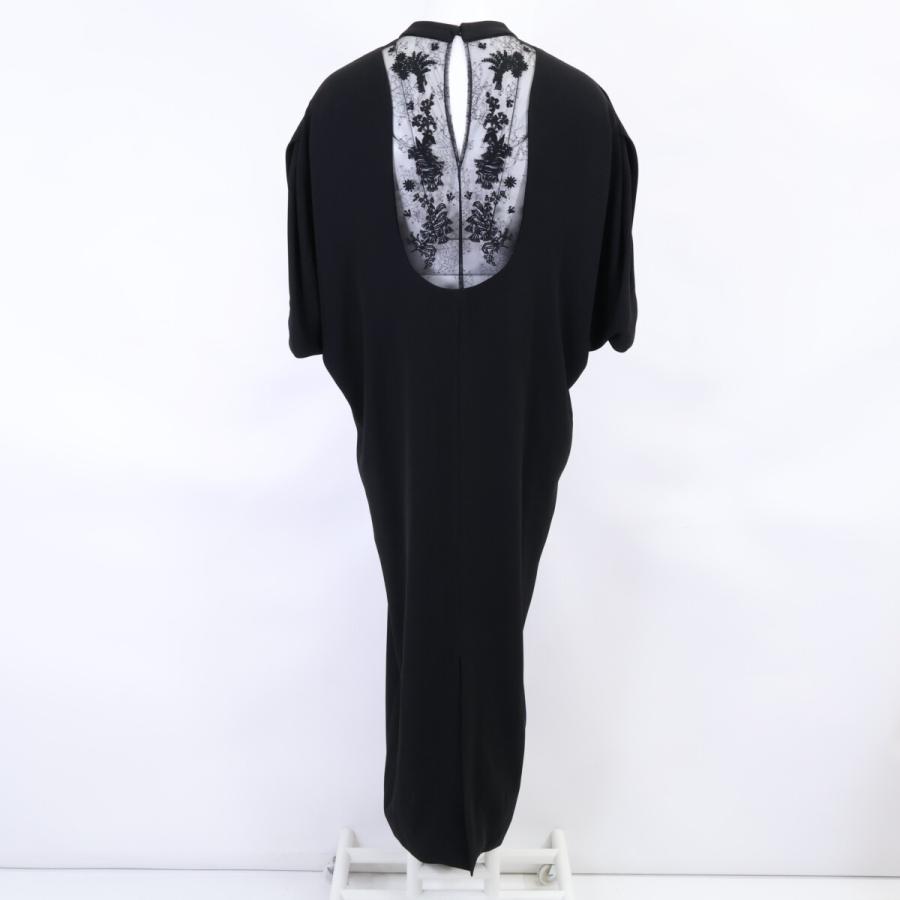 美品 Mame Kurogouchi マメクロゴウチ MM24SS-DR081 Back Satin Crepe 