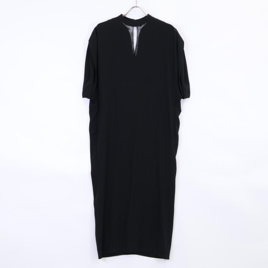 美品 Mame Kurogouchi マメクロゴウチ MM24SS-DR081 Back Satin Crepe 