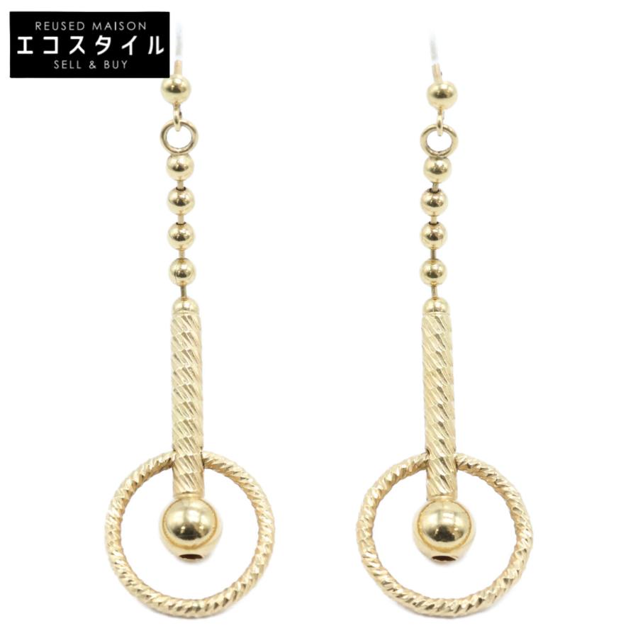 JEWELRY MAKI ジュエリーマキ K18 両耳 デザイン ピアス レディース 