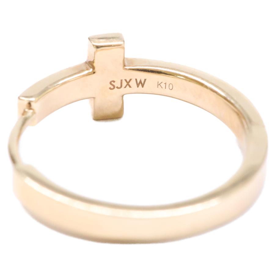 SJX エス ジェイ エックス W K10 ダイヤモンド クロス 片耳 シングル