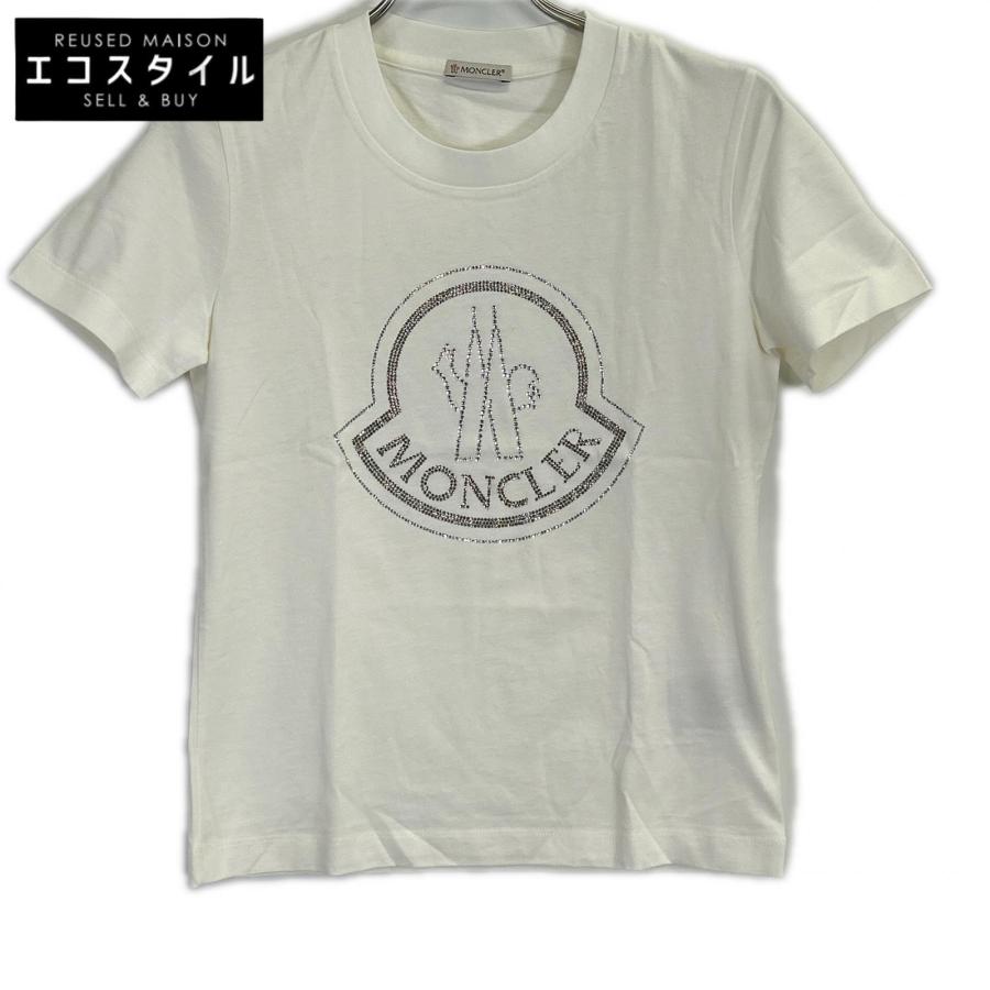 MONCLER（モンクレール） 美品 ラインストーンロゴ T-SHIRT Tシャツ XS