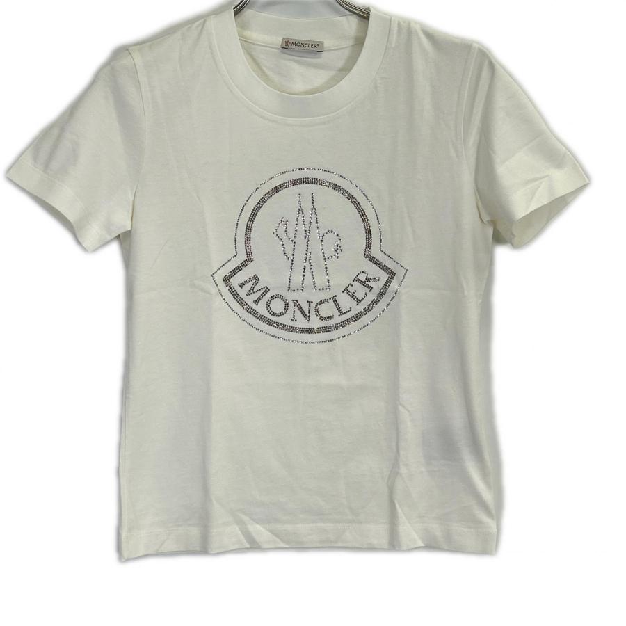 MONCLER（モンクレール） 美品 ラインストーンロゴ T-SHIRT Tシャツ XS